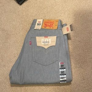Levi’s 501 Shrink to Fit 33x36 grey jeans